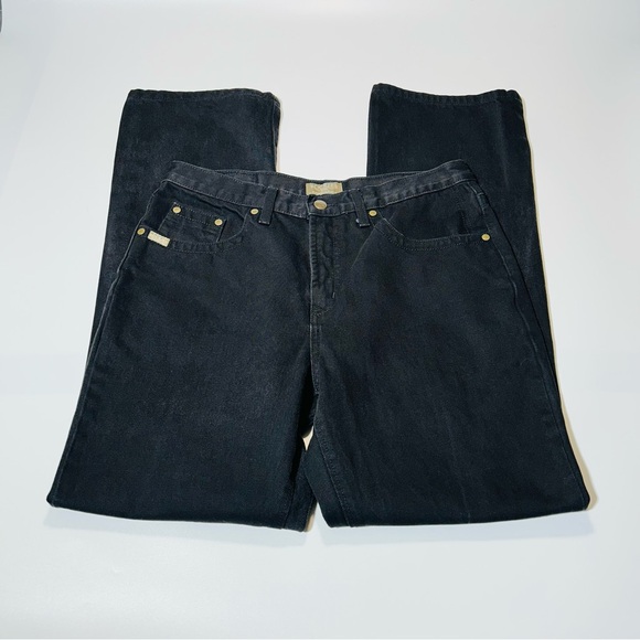Rockies Denim - Rockies jeans Relaxed Straight leg jeans high rise cowgirl black women size 12